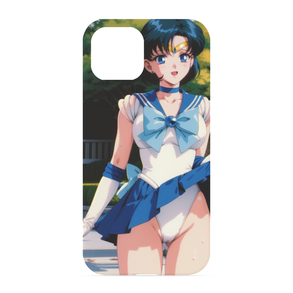 セーラーマーキュリー　下着を露出　iPhone13 ケース