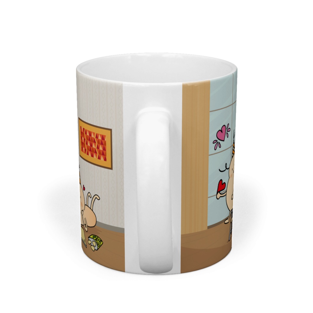 ふとくんシリーズ「大好き!♡」マグカップ