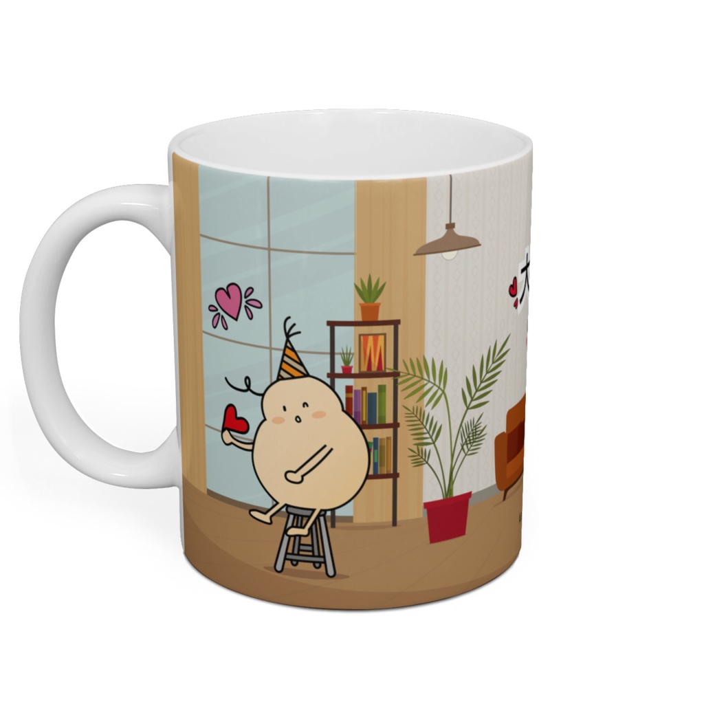 ふとくんシリーズ「大好き!♡」マグカップ