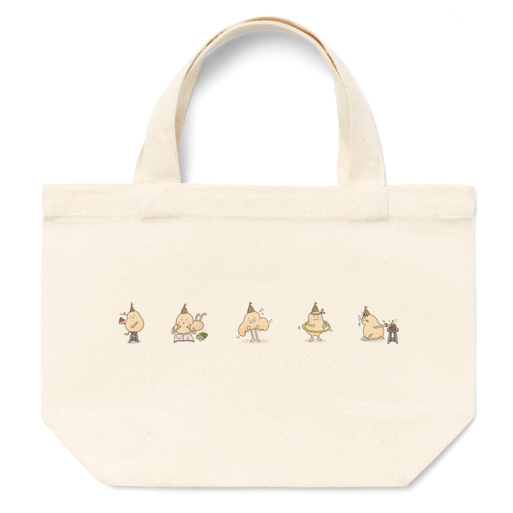 ふとくんシリーズ「大好き！♡」TOTE BAG [S]