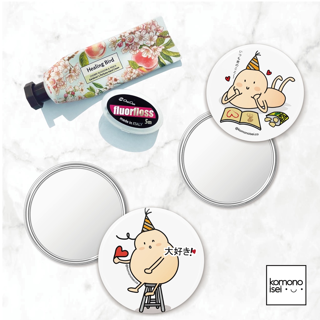 ふとくんシリーズ「大好き!♡」缶ミラーB