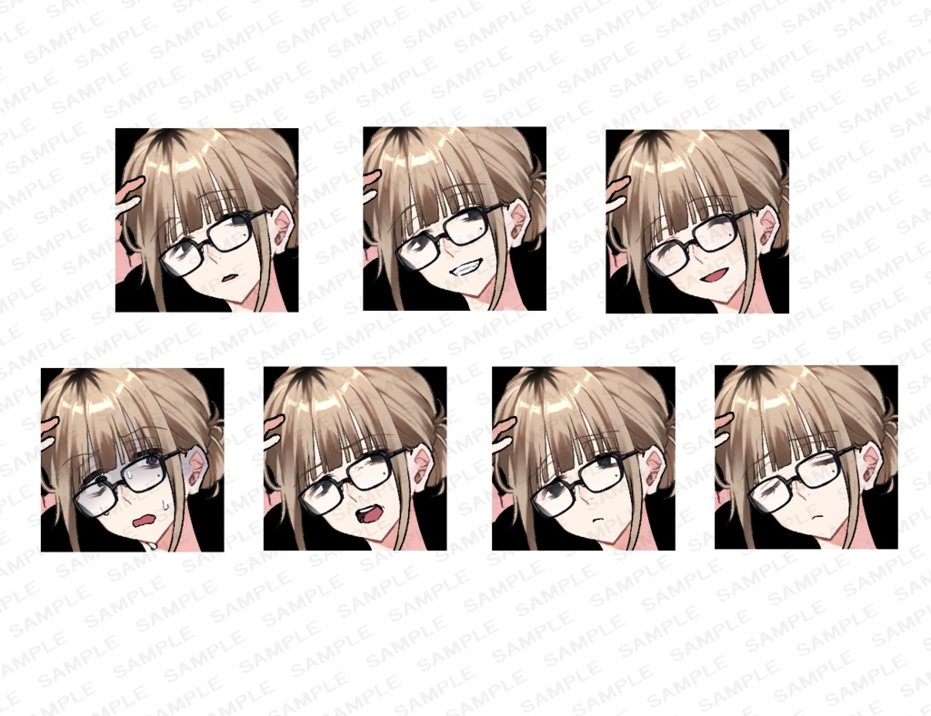 立ち絵素材(私服の女性)