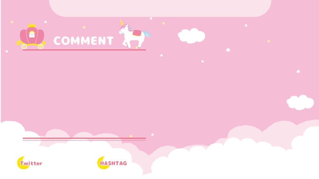 【配信用】オーバーレイ/ゆめかわ【雑談・ゲーム】