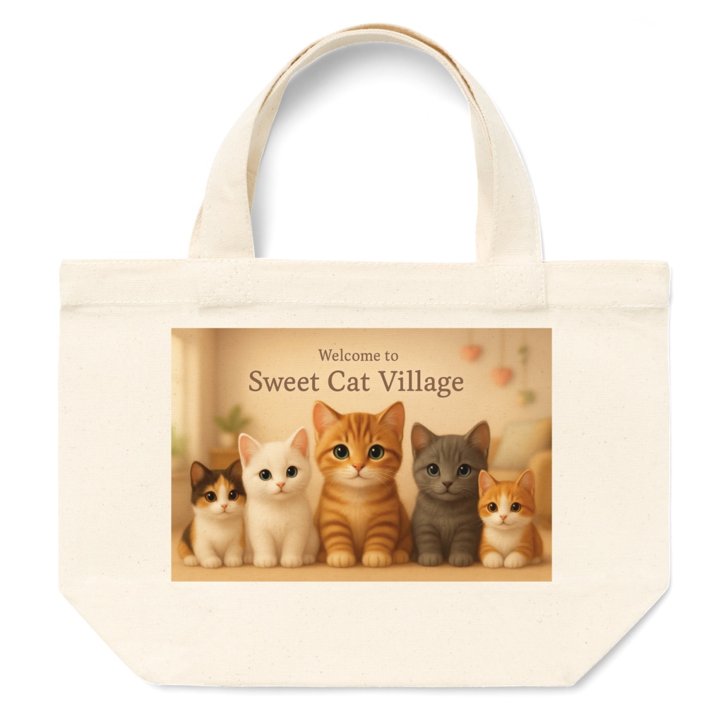 Sweet Cat Village 🐾 小トートバッグ — こうちゃんと仲間たち —