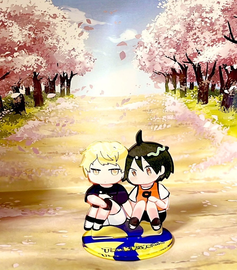 2年月山フチなしアクリルスタンド