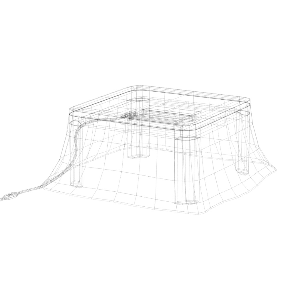 こたつテーブル / Kotatsu table