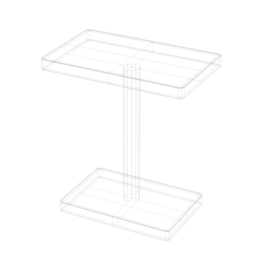 サイドテーブル&目覚まし時計 / Side table & Alarm clock