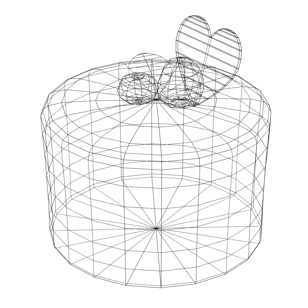 チョコケーキ&プレート / Chocolate cake & Plate