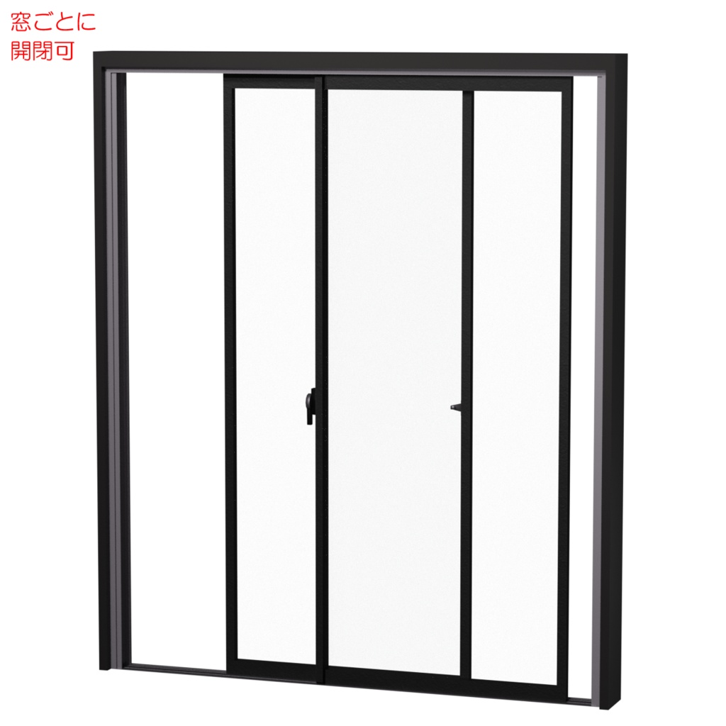 窓&カーテン 3 / Window & Curtain 3