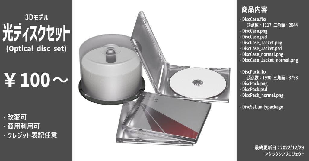 光ディスクセット / Optical disc set