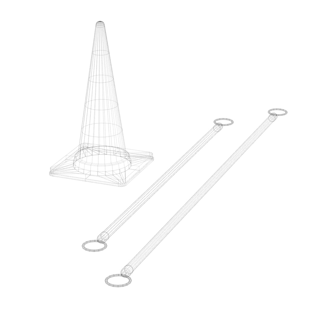 ロードコーン&ポール / Road cone & Road pole