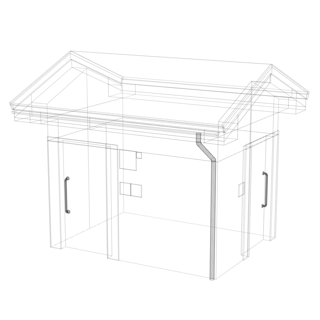 公衆トイレ(外観) / Public lavatory (exterior)