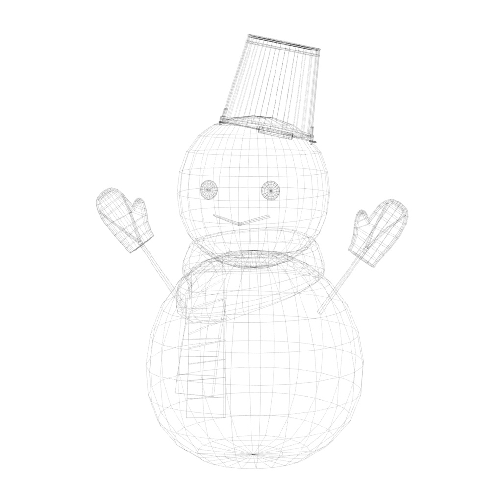 雪だるまセット / Snowman set