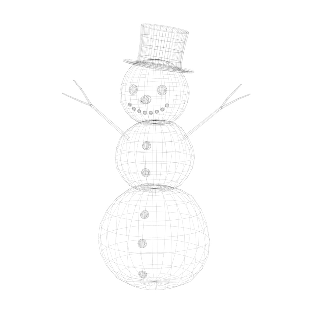 雪だるまセット / Snowman set