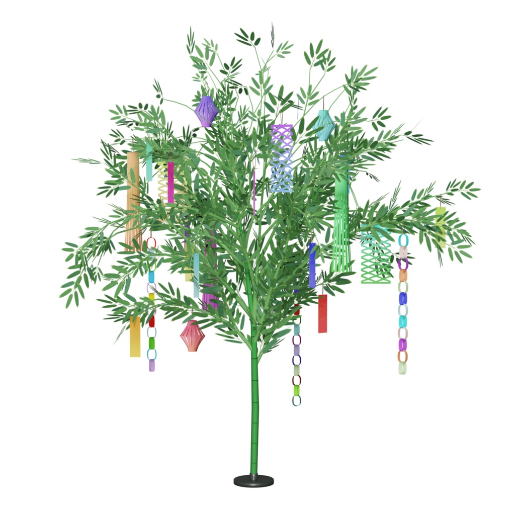 七夕飾り / Tanabata decorations