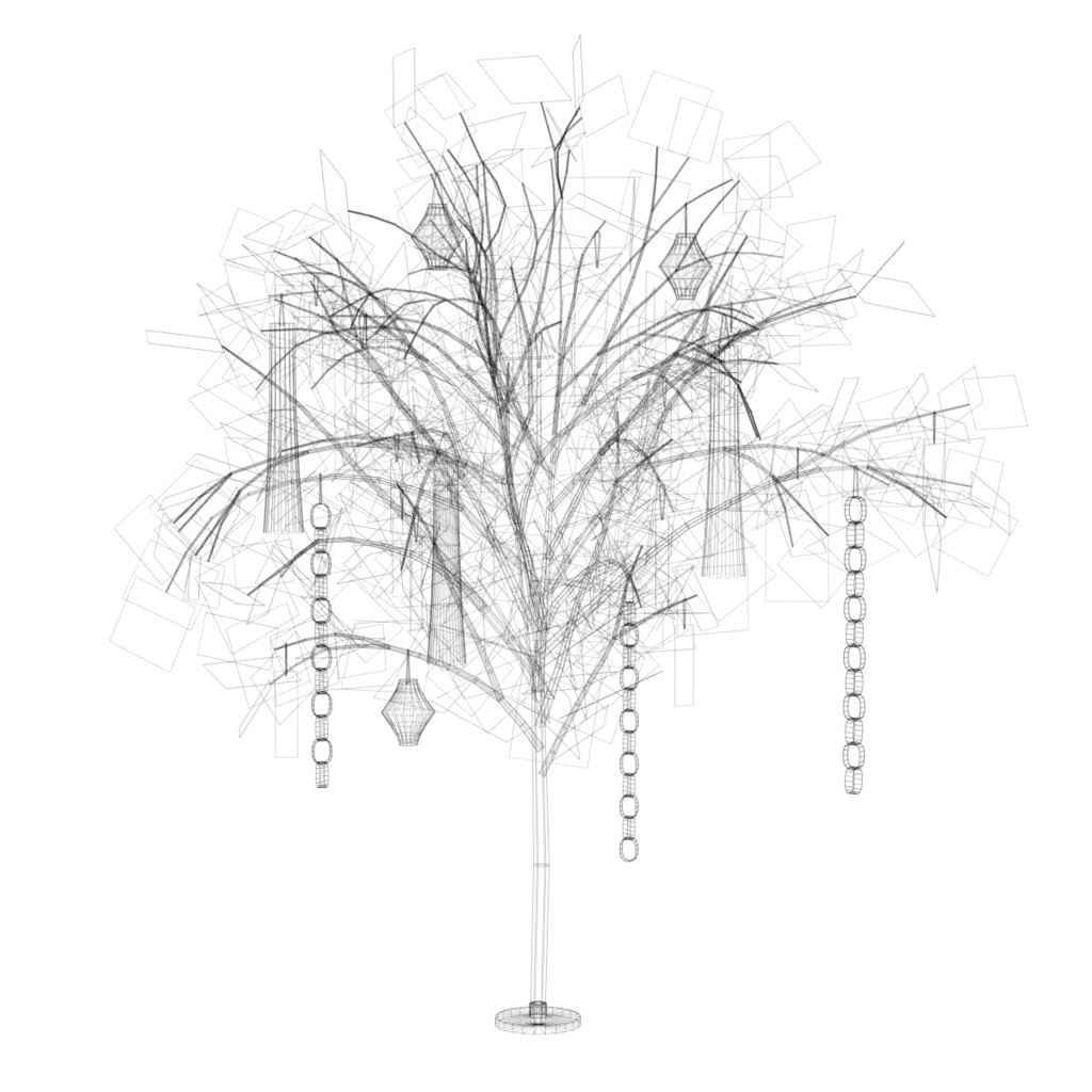 七夕飾り / Tanabata decorations