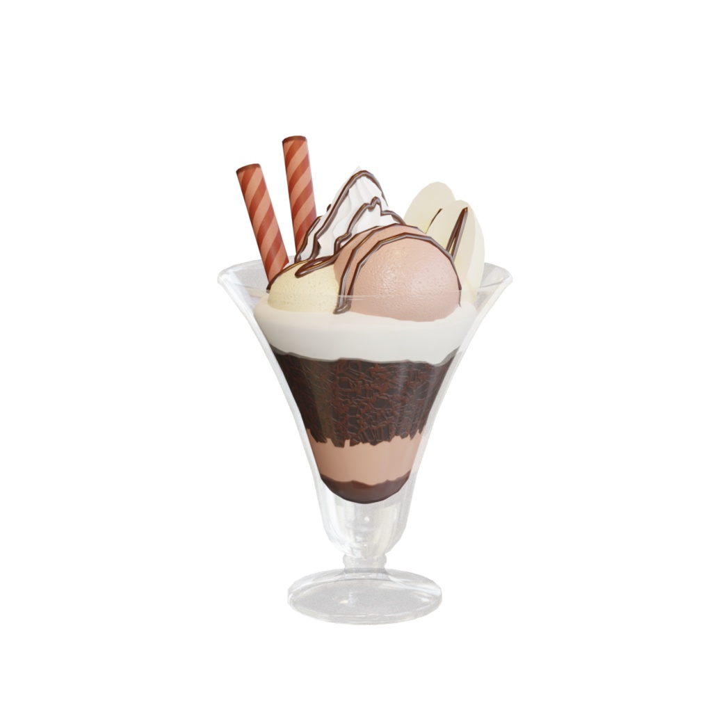 チョコパフェ / Chocolate parfait