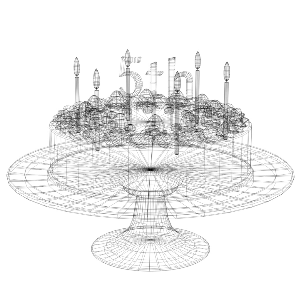 ホールケーキ&スタンド / Whole cake & Cake stand