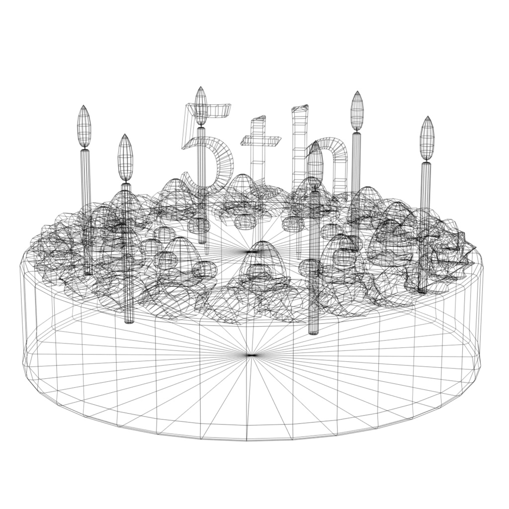 ホールケーキ&スタンド / Whole cake & Cake stand