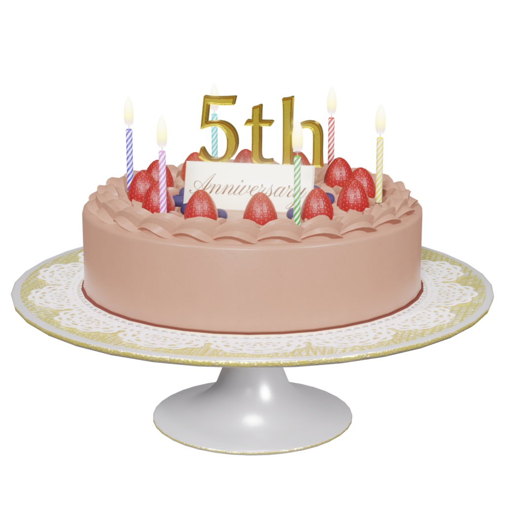 ホールケーキ&スタンド / Whole cake & Cake stand