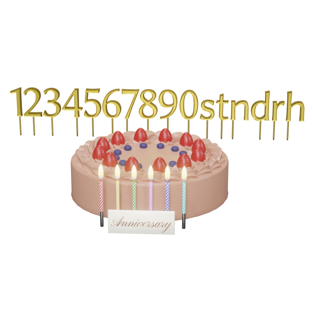 ホールケーキ&スタンド / Whole cake & Cake stand