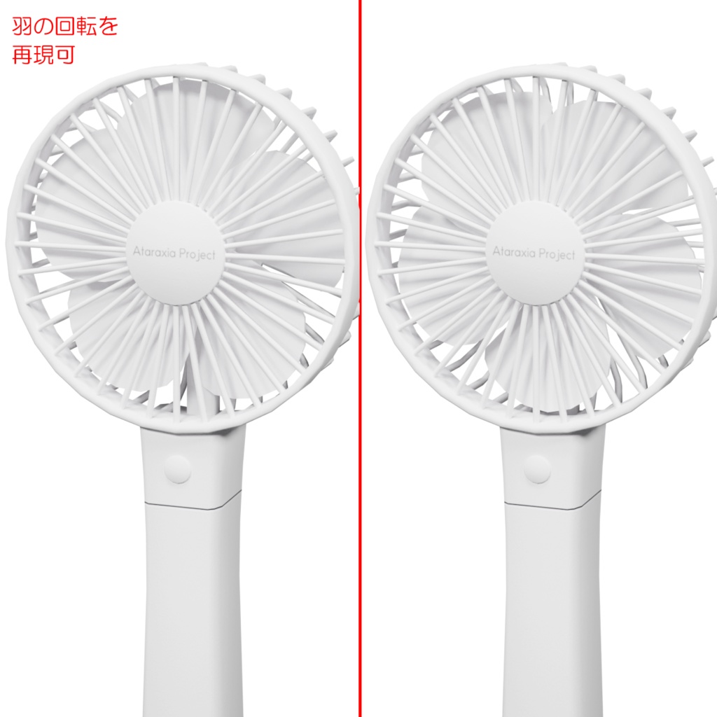 ミニ扇風機 / Portable fan & Table fan