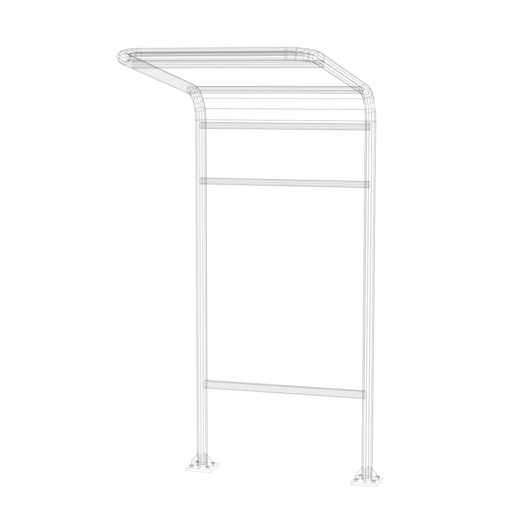 駐輪場セット / Bicycle parking set