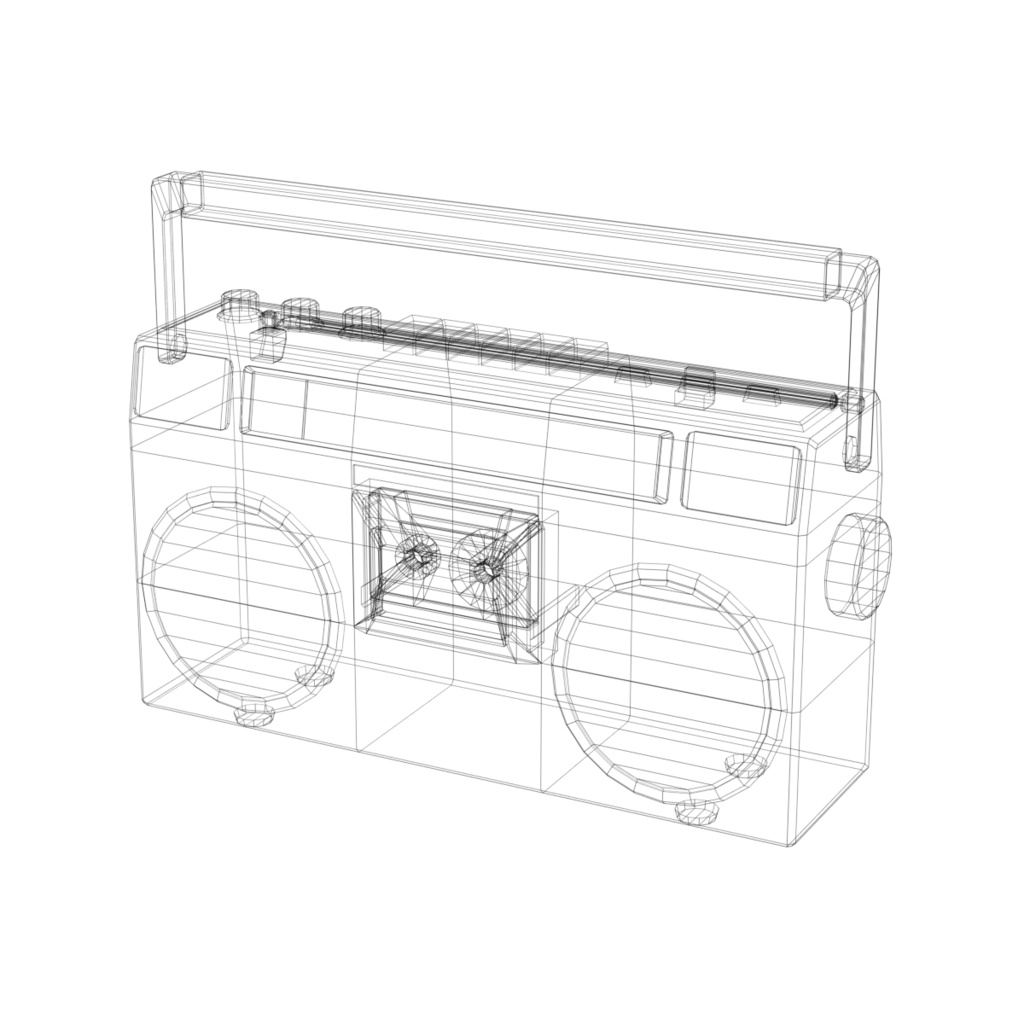 ラジカセ / Radio cassette player