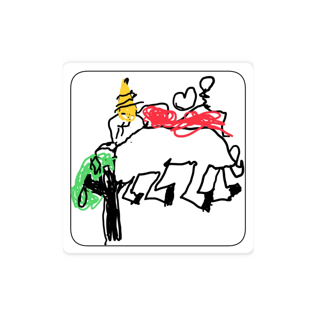 ユニコーンステッカー