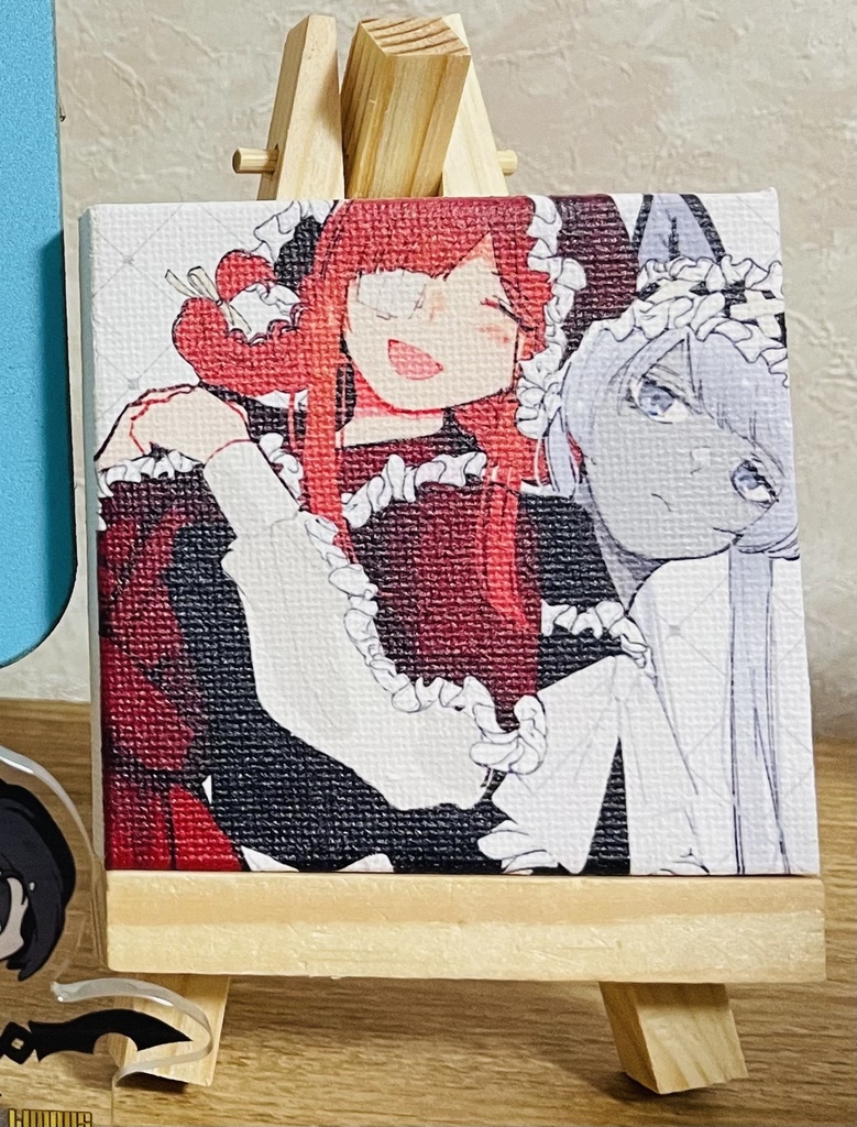 イーゼル付きミニキャンバス