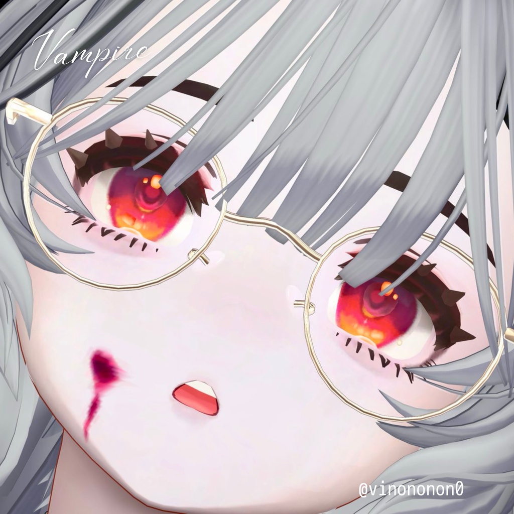 【 マリシア - Marycia - 】Vampire吸血鬼Make《HalloWeen》Eye & BodyTexture