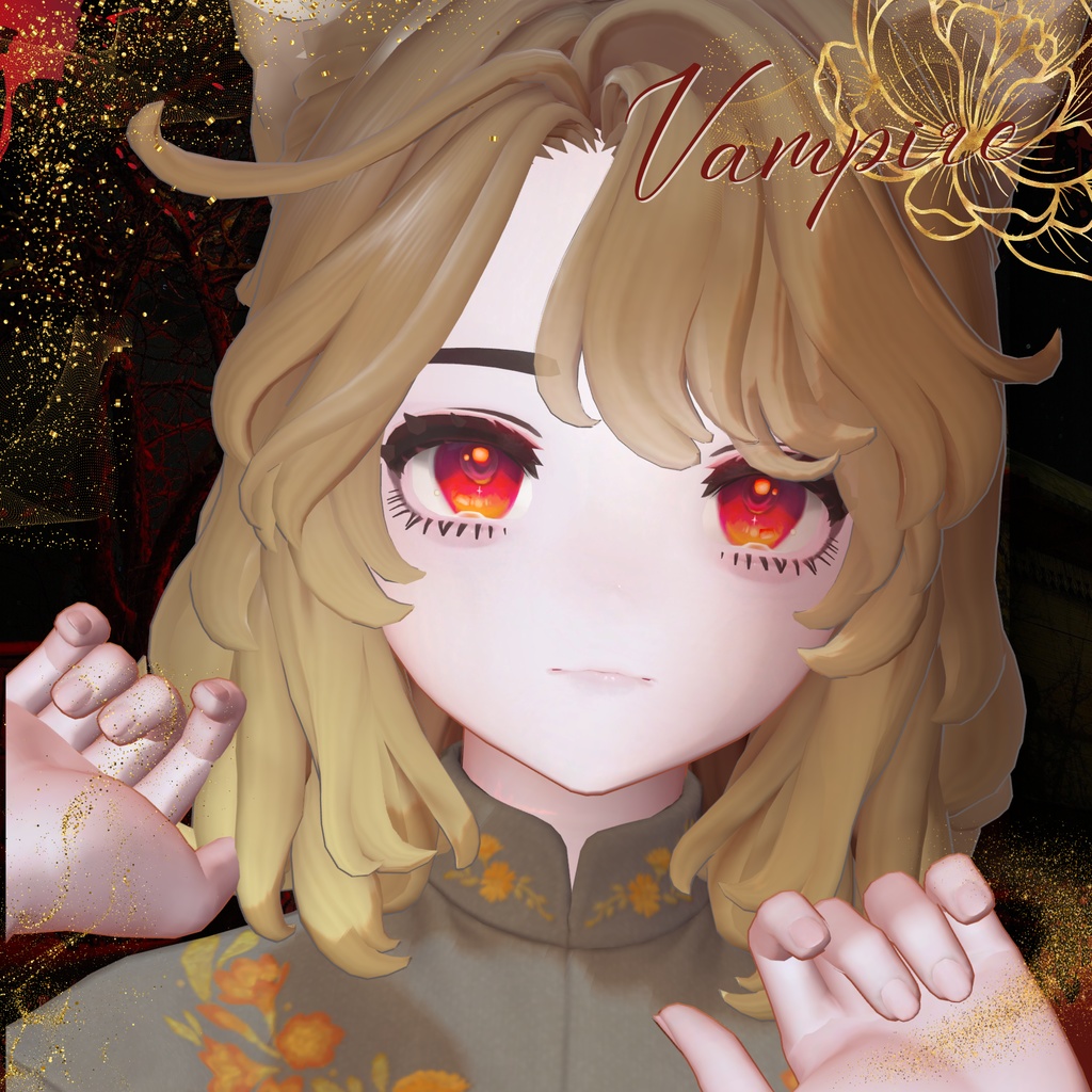 【 マリシア - Marycia - 】Vampire吸血鬼Make《HalloWeen》Eye & BodyTexture