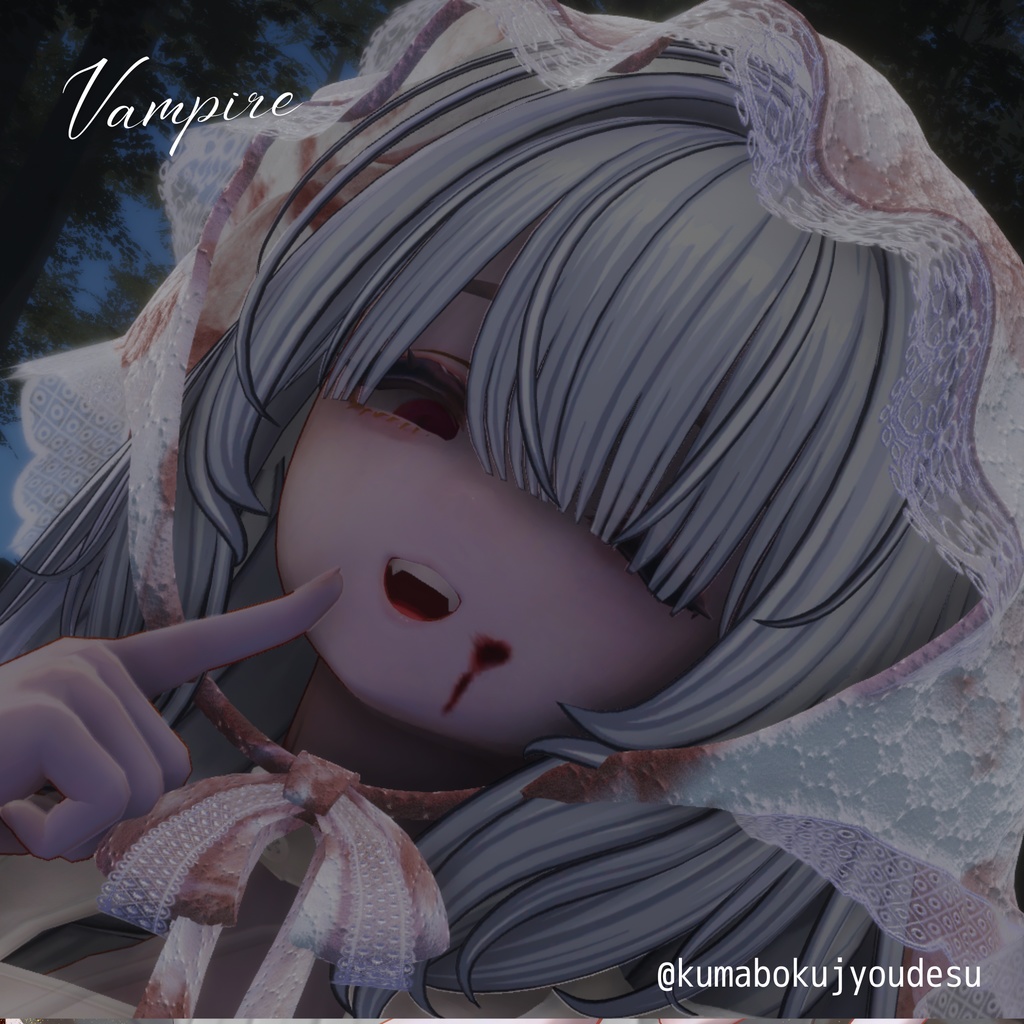 【 マリシア - Marycia - 】Vampire吸血鬼Make《HalloWeen》Eye & BodyTexture