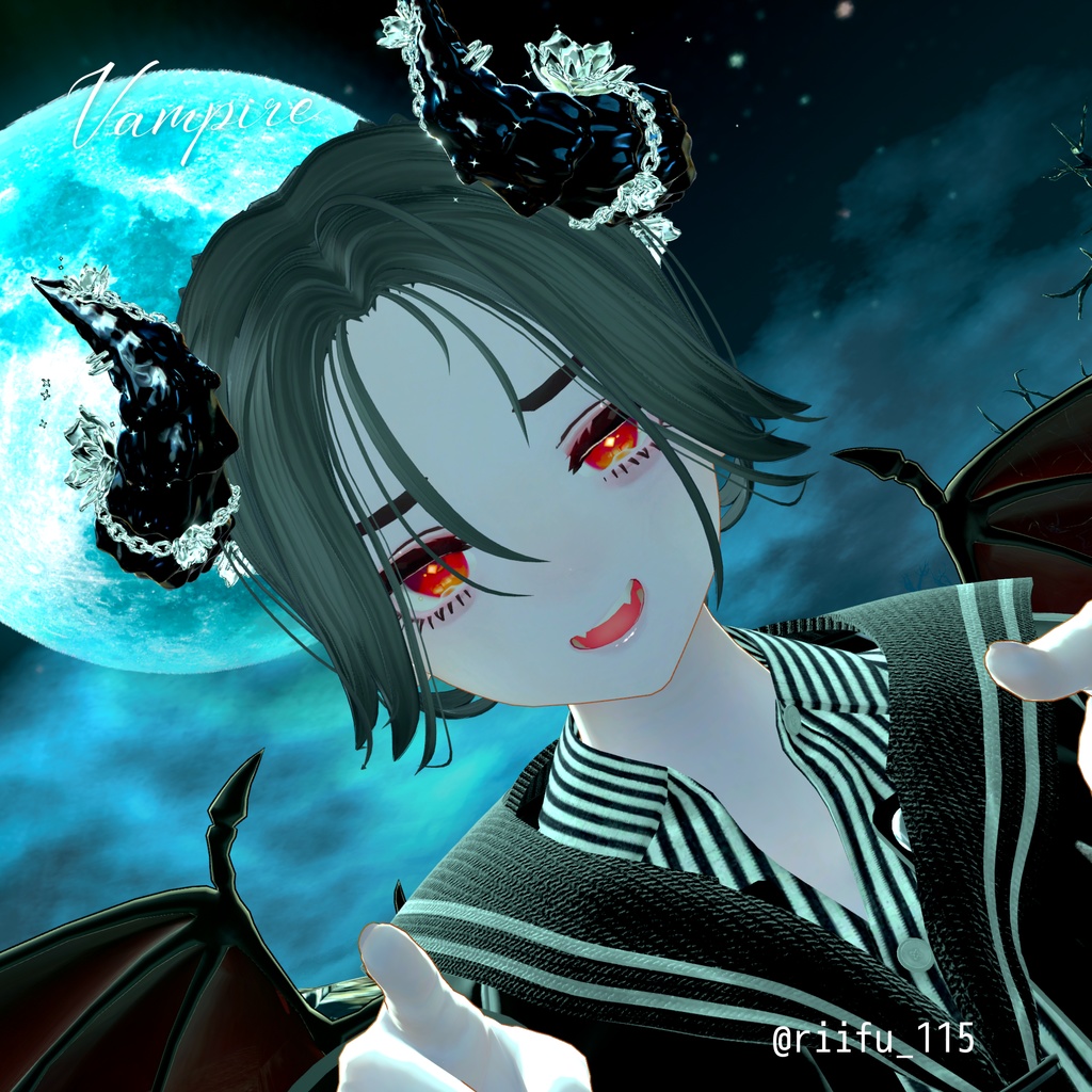 【 マリシア - Marycia - 】Vampire吸血鬼Make《HalloWeen》Eye & BodyTexture