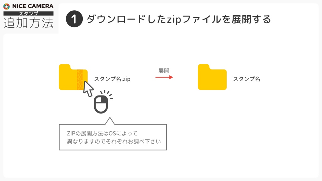 マンガ風スタンプ