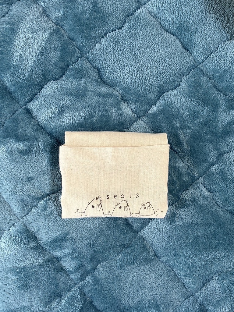 アザラシプリントトートバッグ ぷかぷか