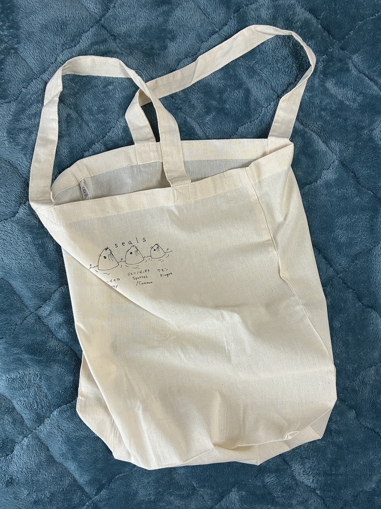 アザラシプリントトートバッグ ぷかぷか