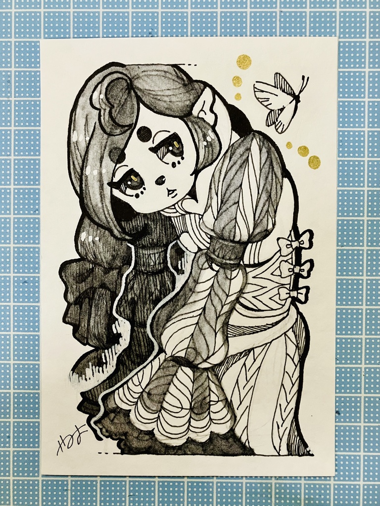 蝶【ドローイング】