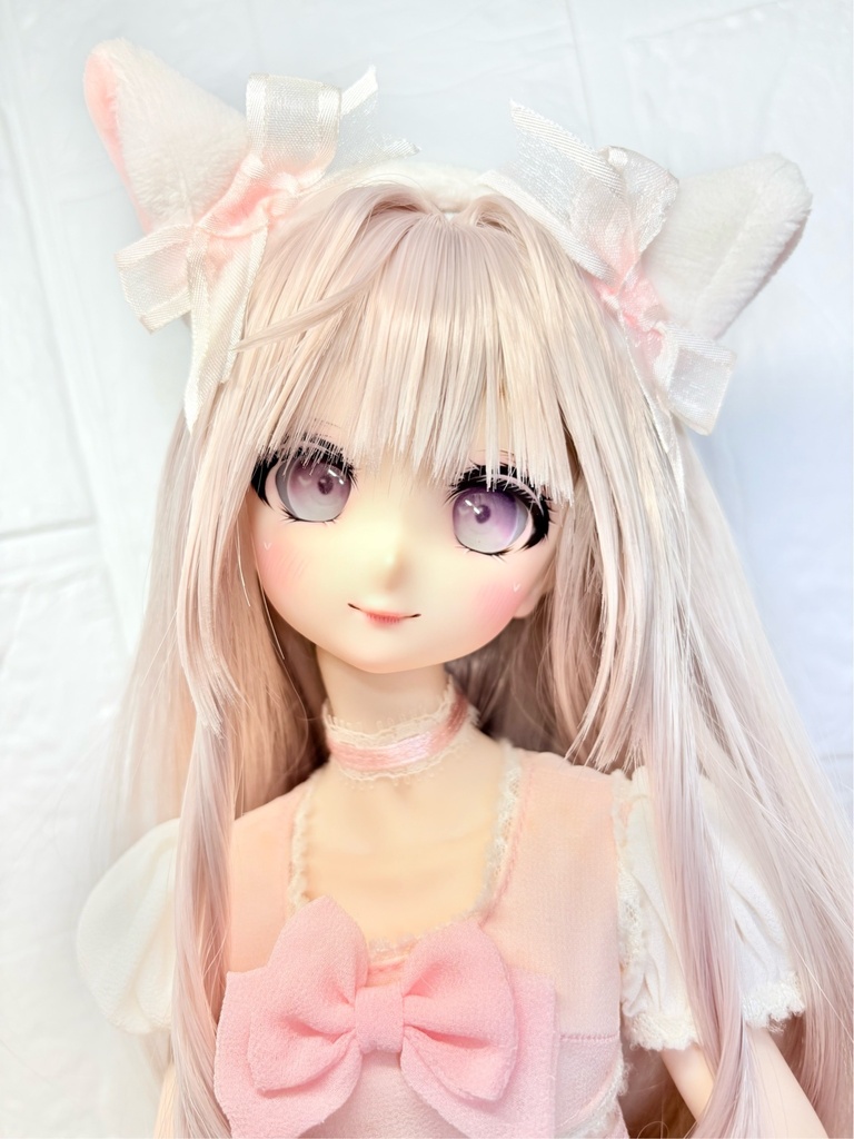 ボークス DDH-32カスタムヘッド(セミホワイト肌)+アイ