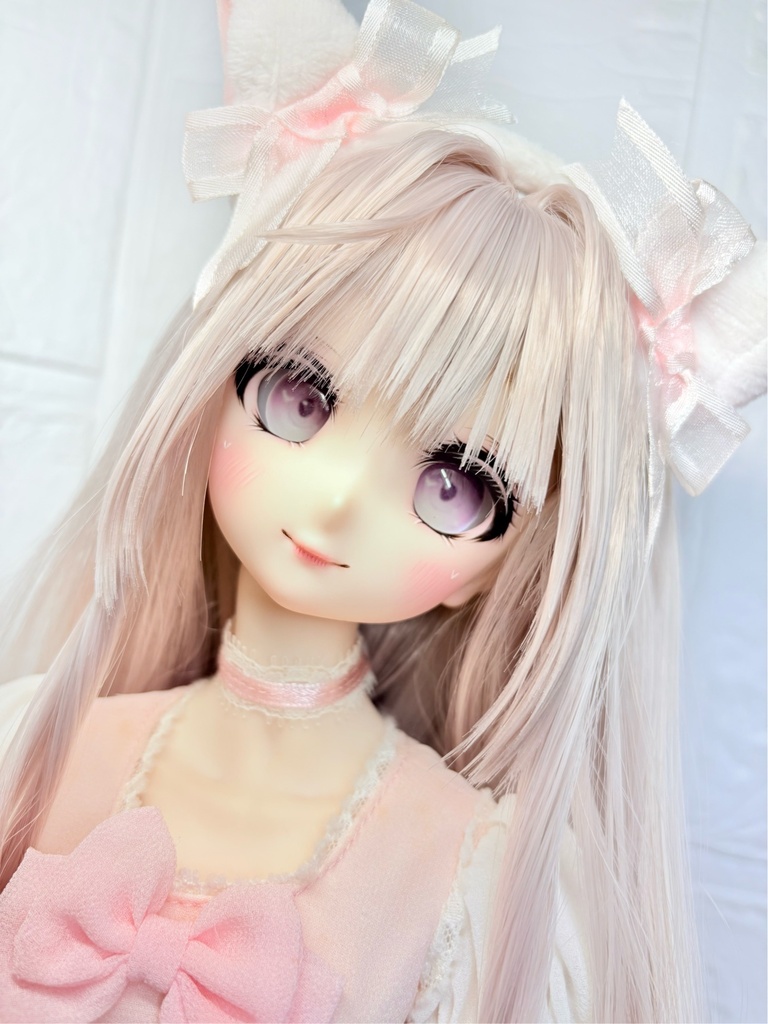 ボークス DDH-32カスタムヘッド(セミホワイト肌)+アイ