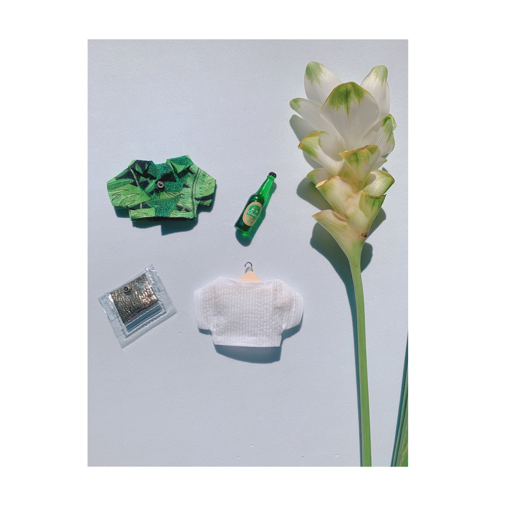 🌴ボタニカル開襟シャツセット🌿