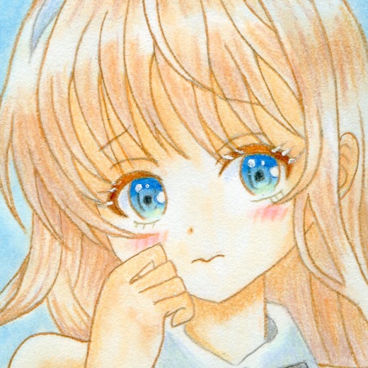 オリジナル手描きイラスト　白バニーガール