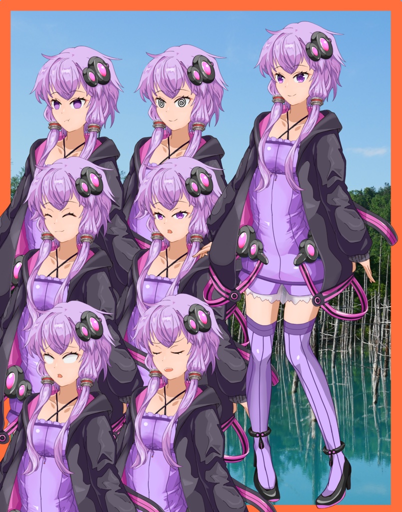  結月ゆかり立ち絵素材