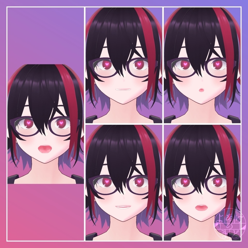 【全年齢版】オリジナル3Dモデル「AZ」【VRoid / VRM】