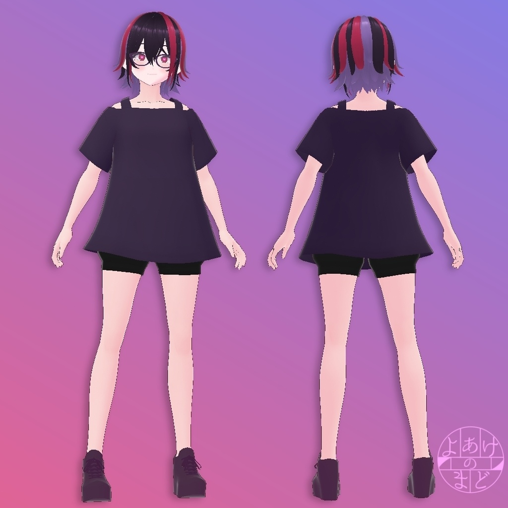 【全年齢版】オリジナル3Dモデル「AZ」【VRoid / VRM】