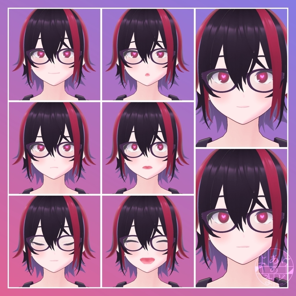 【全年齢版】オリジナル3Dモデル「AZ」【VRoid / VRM】