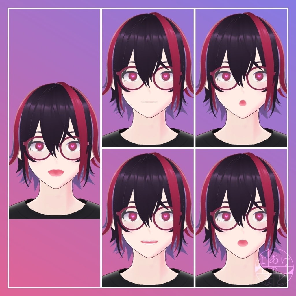 【全年齢版】オリジナル3Dモデル「AX」【VRoid / VRM】