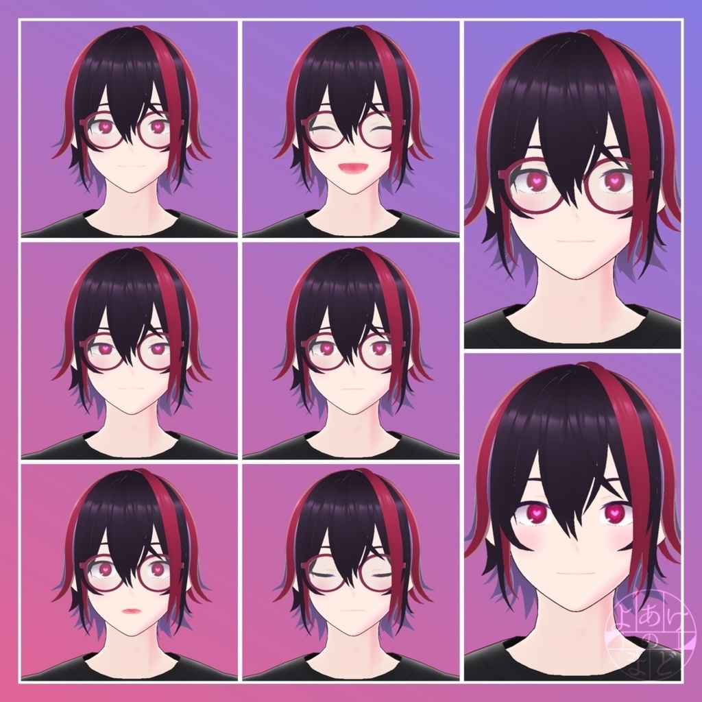 【全年齢版】オリジナル3Dモデル「AX」【VRoid / VRM】