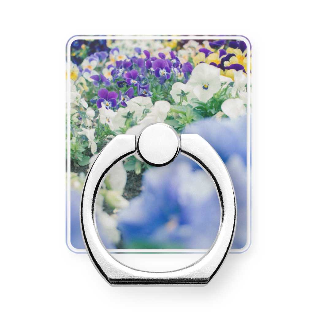 花のスマホリング