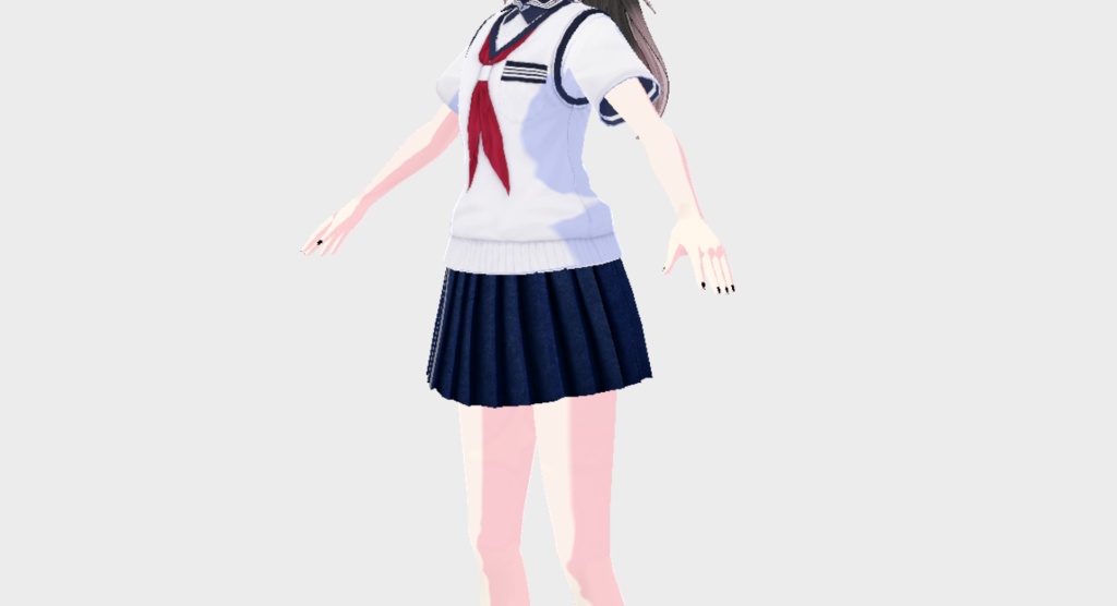 【VRoid衣装】セーラー服【無料】